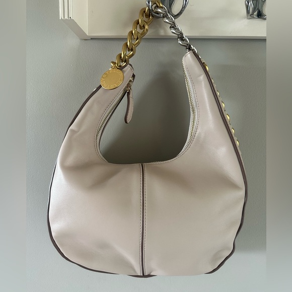 Beautiful taupe shoulder bag - Picture 1 of 5